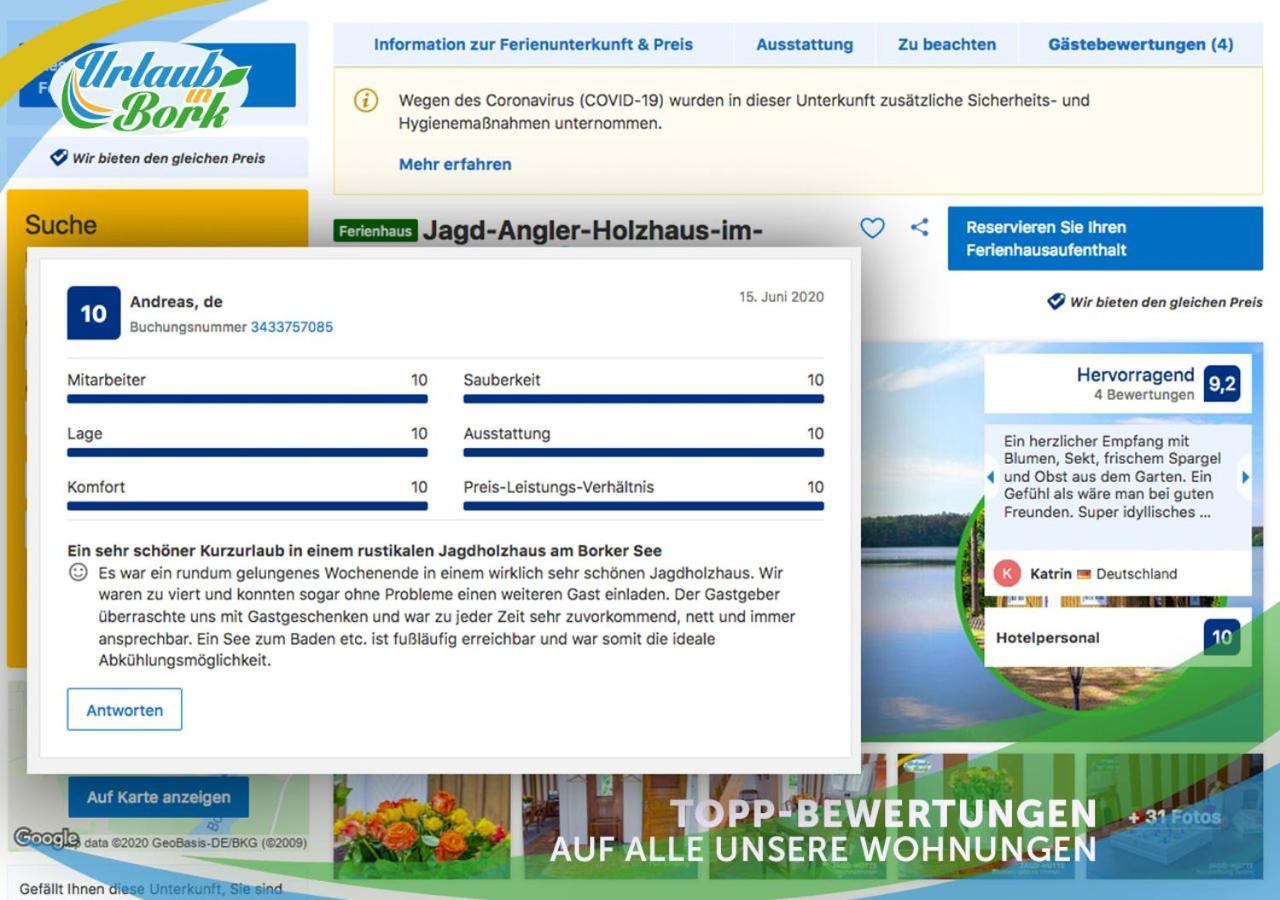 Jagd-Angler-Suite-03-Im-Wald-Am-See Kyritz Eksteriør bilde